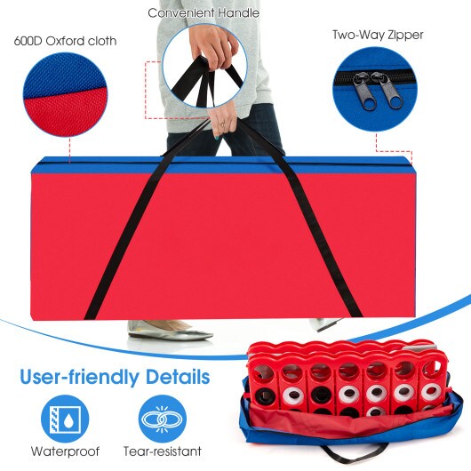 Giant 4 in A Row Storage Carrying Bag with Ergonomic Shoulder Straps