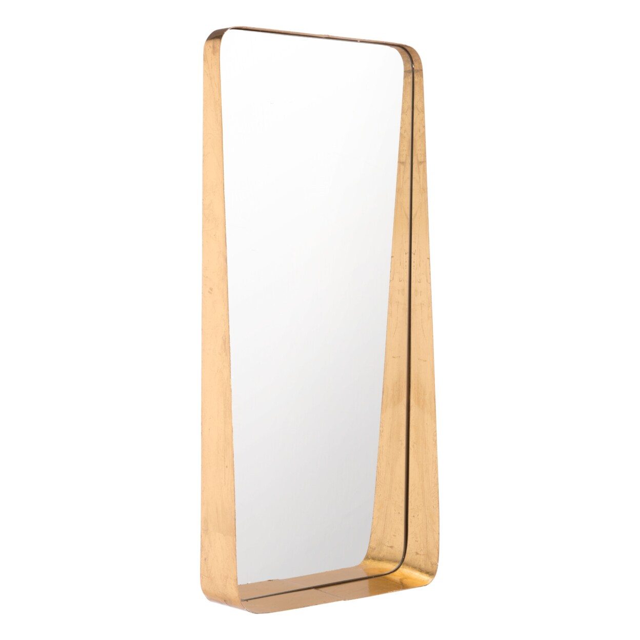 Zuo Modern Tall Gold Mirror Gold