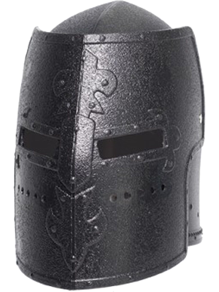 Adult&#x27;s Black Knight Crusader Box Helmet Costume Accessory