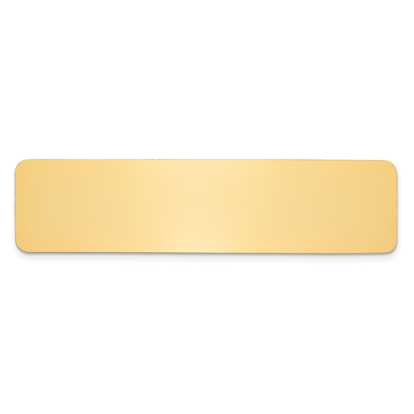Brass Rectangle Engraving Plate 3/4&#x22;3&#x22;