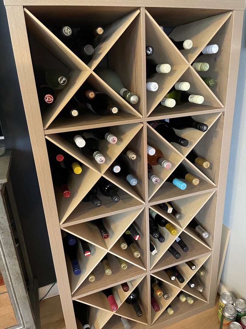 X wine rack insert hot sale