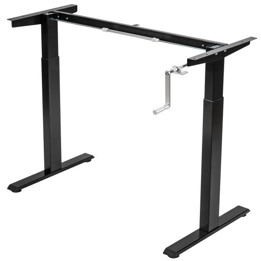 Manual Hand Crank Standing Desk Frame Sit to Stand Adjustable Base