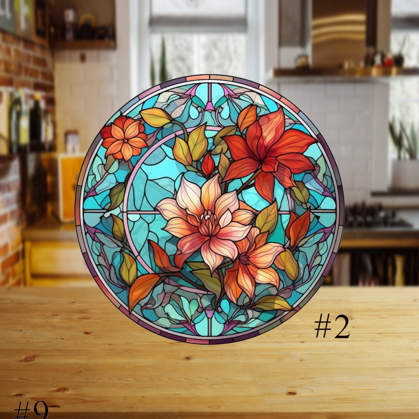 Faux Stained Glass Flower Cutting Boards | MakerPlace by Michaels