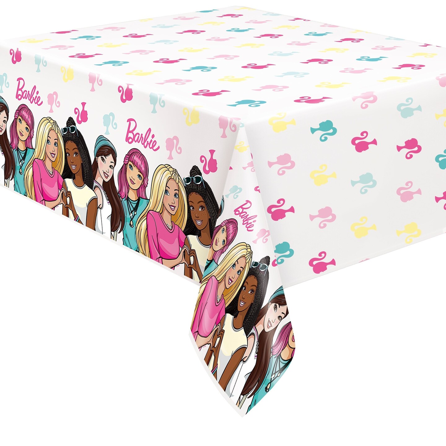 Barbie Rectangular Plastic Table Cover  54 x 84&#x22;&#x22;