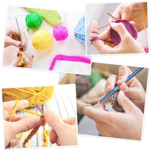 Brand New! 6 pcs Set Aluminum Crochet Hooks Sizes 2.5mm 3.0mm, 3.5mm, –  Sweet Crafty Tools