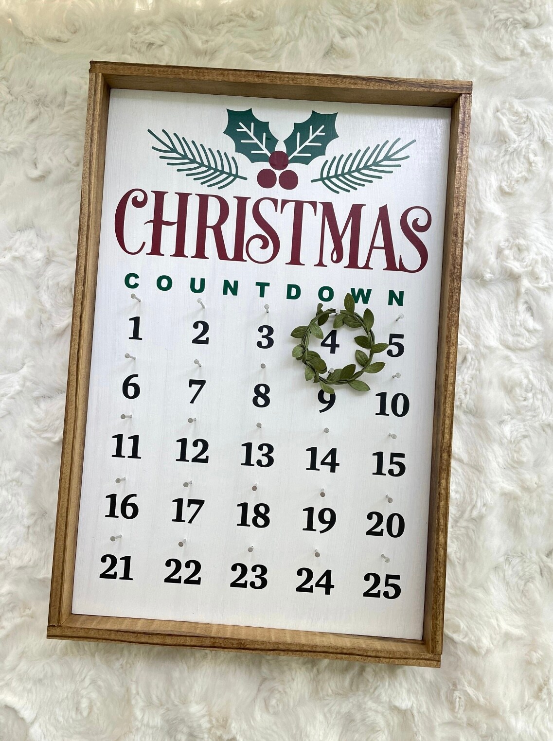 Advent calendar | Christmas countdown | farmhouse modern | Countdown to  Christmas | MakerPlace by Michaels