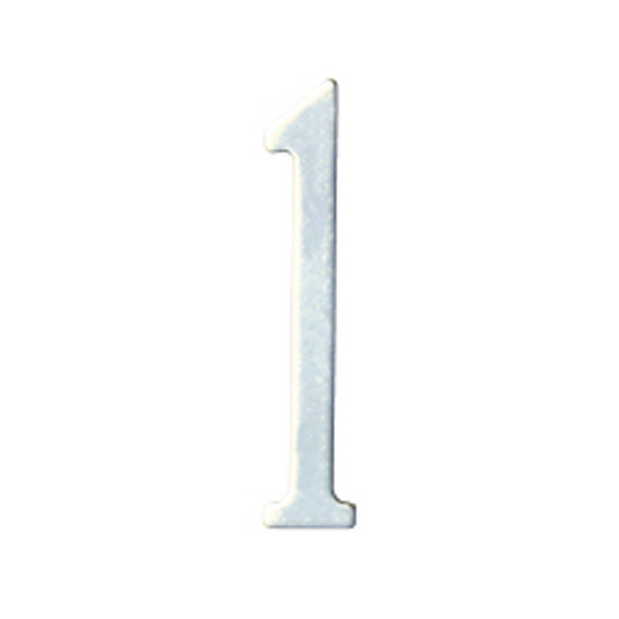 Special Lite Products Outdoor Decorative 3 inch Stainless Steel Self Adhesive Address Number - Number: 1