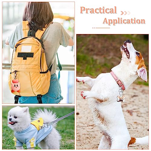 Keychain Bulk with Key Chain Swivel Hook D Rings and Slide Buckles for Handbag Purse Hardware Craft (1 Inch)