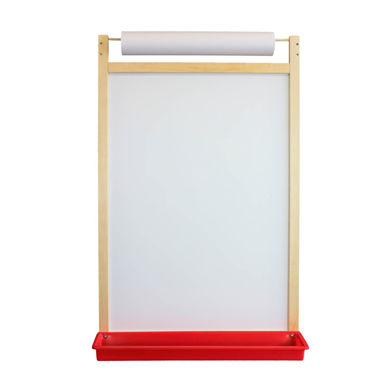 Flipside Products Teaching, Note Taking Magnetic Dry Erase Wall Easel With Paper Roll