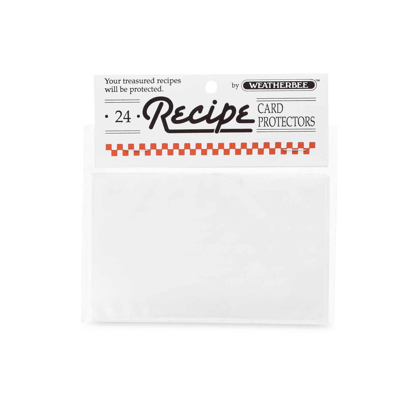 Weatherbee Recipe Card Protectors / 3 X 5 INCHES