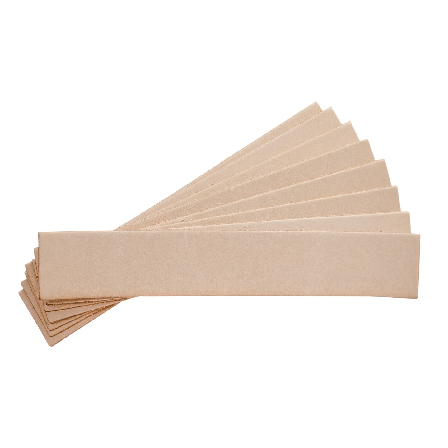 Realeather(R) Crafts Leather Bookmarks 8/Pkg-7&#x22;X1.25&#x22;