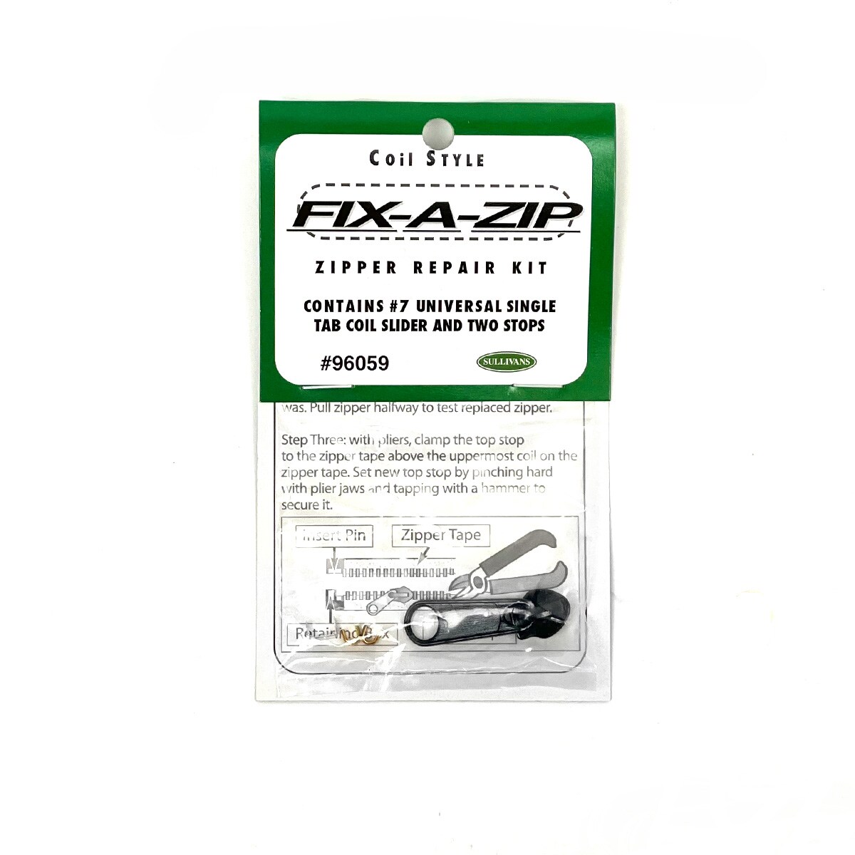 #7 Coil Style Zipper Repair Kit