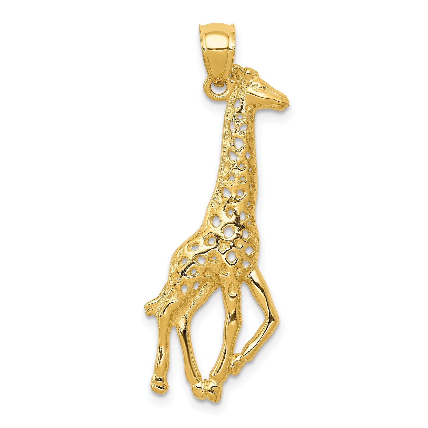 14K Gold Giraffe outlet Charm