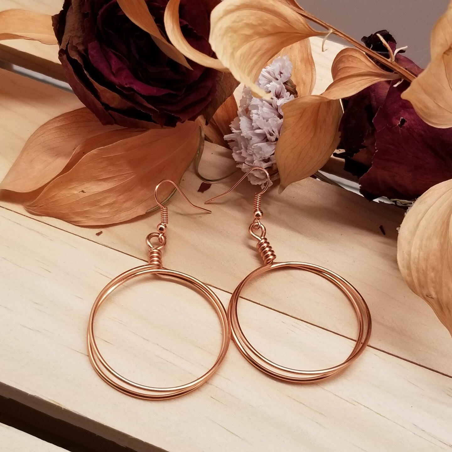 Handmade Wire Wrapped Hoop Earrings MakerPlace by Michaels