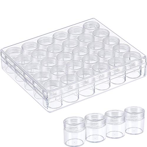 Clear Plastic Bead Storage Containers with 31 Jars for Diamond Painting,  PACK - Ralphs