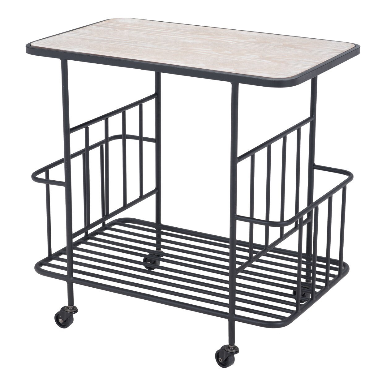 Zuo Modern Contemporary Inc. Argus Bar Cart Black