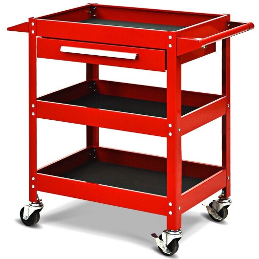 Rolling Tool Cart Mechanic Cabinet Storage Tool Box Organizer with Drawer