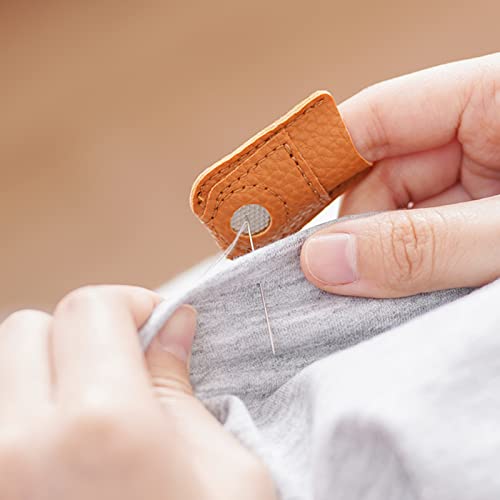 23Pcs Sewing Thimble Finger Protectors, Adjustable Metal Copper