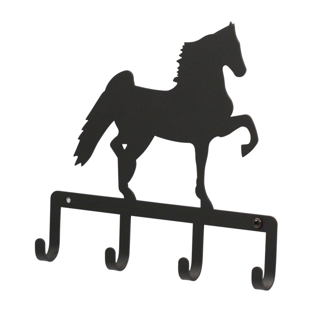 Village Wrought Iron Saddle Horse Charming Home Decor - Key Holder