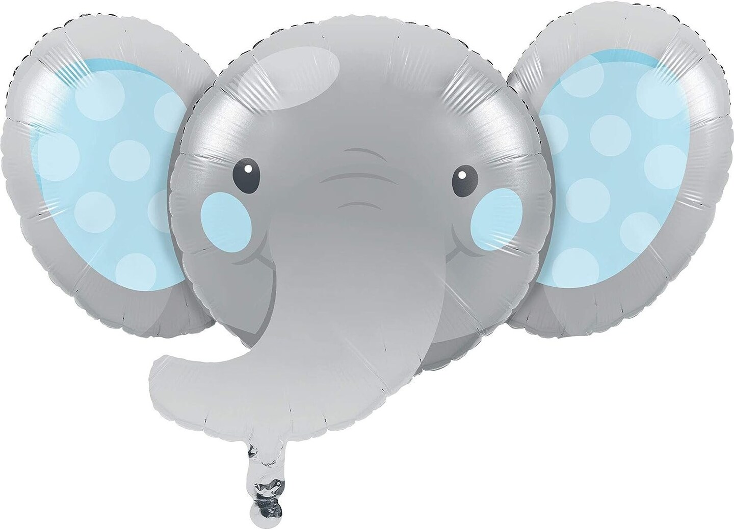 Enchanting Elephants Boy Mylar Shaped Balloon - 35&#x22; x 21&#x22;