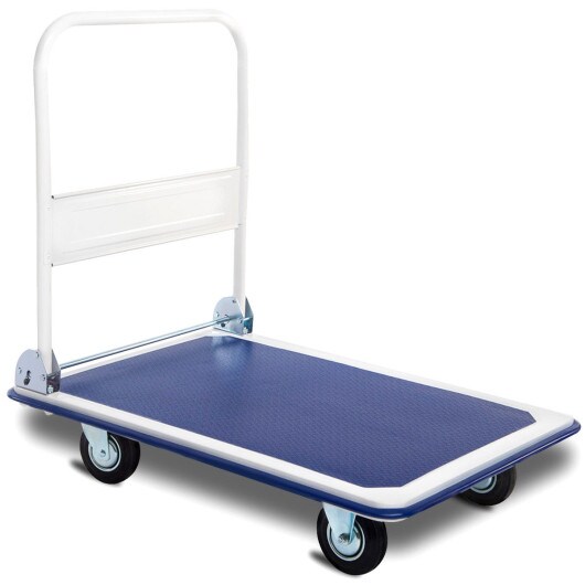 Folding Platform Cart Dolly Hand Truck with Flat Baseboard