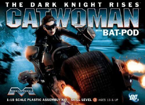 Moebius 1/25 The Dark Knight Rises: Batpod with Catwoman Plastic Model