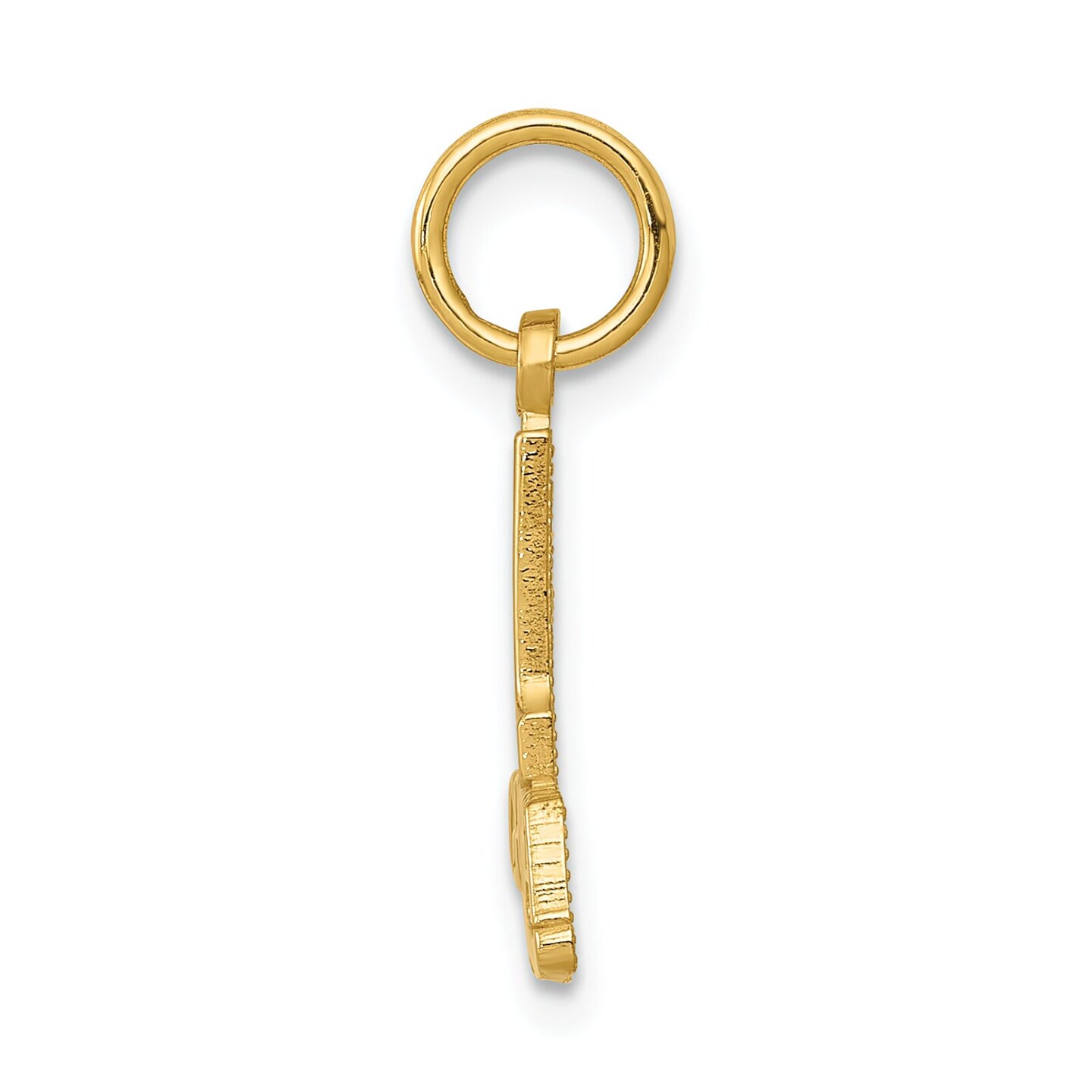 14K Yellow Gold #1 Grandma Charm Grandmother Pendant Jewerly 19mm x 18mm