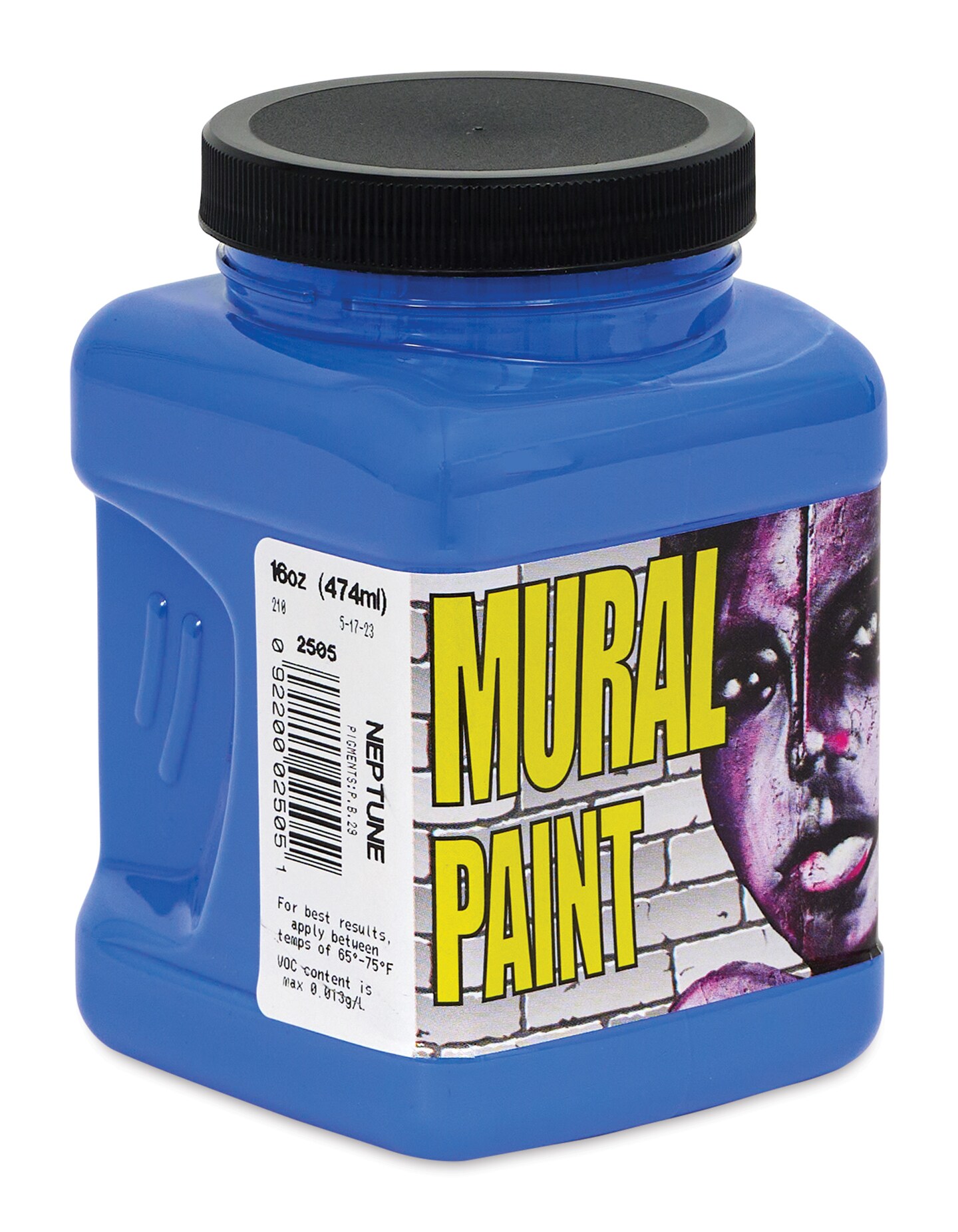 Chroma Acrylic Mural Paint - Neptune, 16 oz Jar