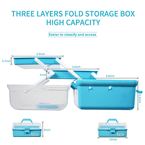 1pc 3-layers Building Blocks Storage Container, Multifunctional Storage  Craft Storage Organizer Tool Box, Crafts Storage Box With Adjustable  Compartme