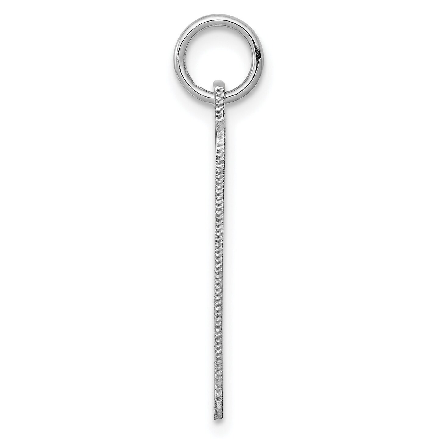 Sterling Silver Disc Rectangle Charm 0.018&#x22; 12.3mm Jewerly 22mm x 12mm