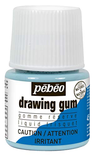 Drawing Gum, White Liquid Pen Art Supplies Plastic Material For Watercolor  For Ink 