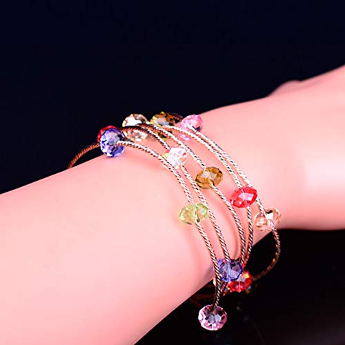 8 mm Wholesale Briolette Crystal Glass Beads for Jewelry Making Faceted #5040 Briollete Rondelle Shape Assorted Colors with Container Box