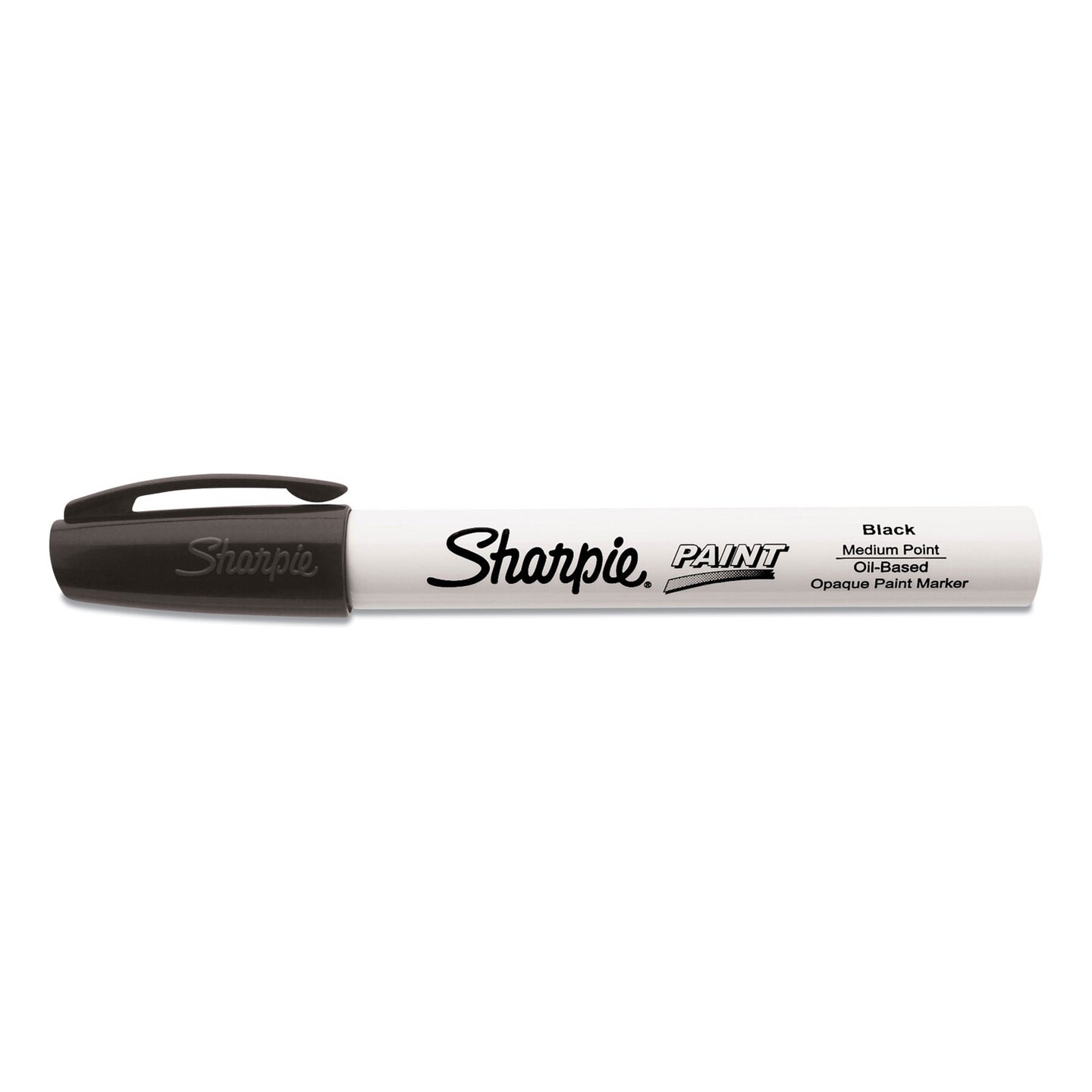 Sharpie Permanent Paint Marker Medium Bullet Tip Black Dozen