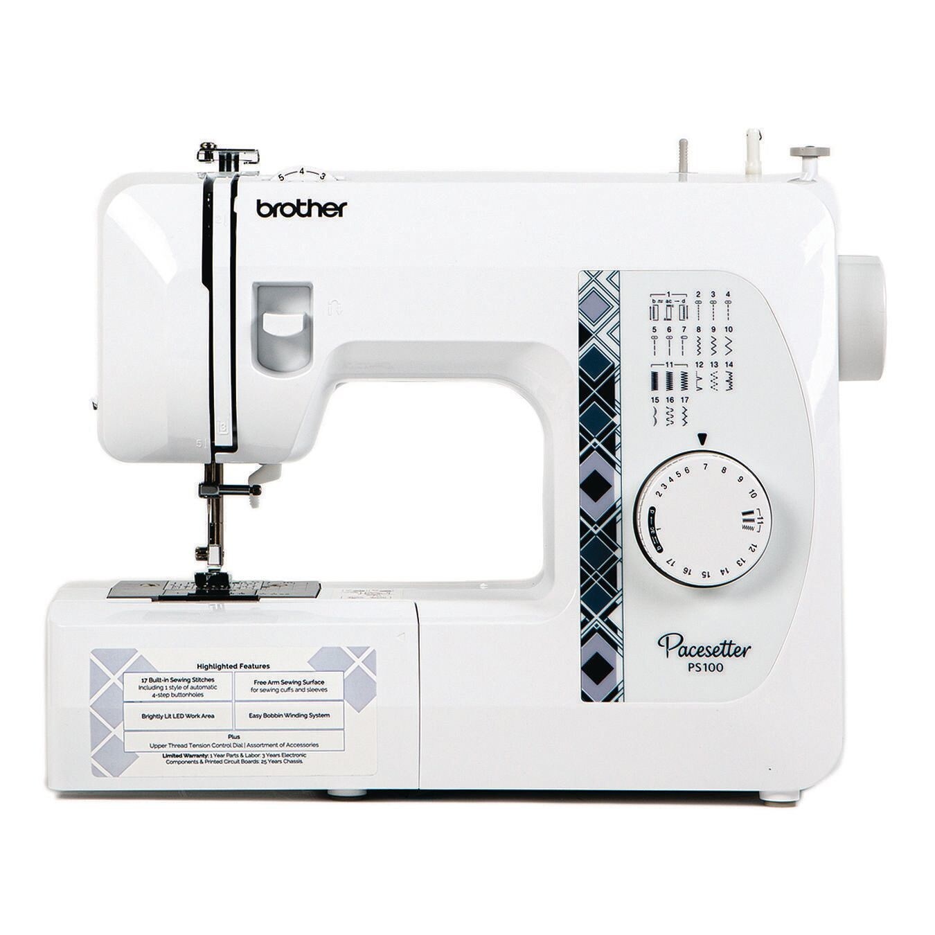 Brother Stitch Lightweight Sewing Machine in White
