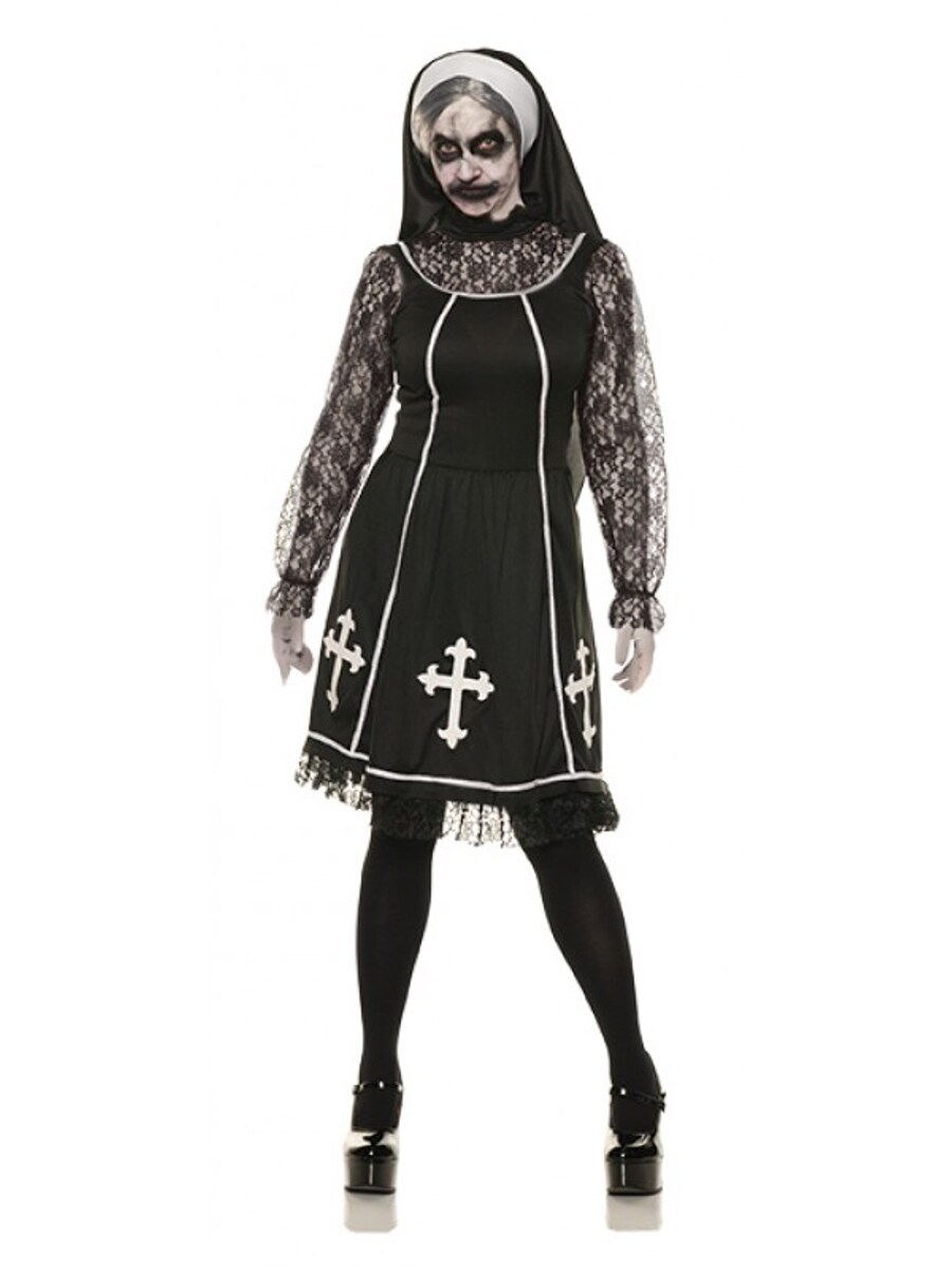 Women&#x27;s Sister Mary Evil Nun Costume Dress