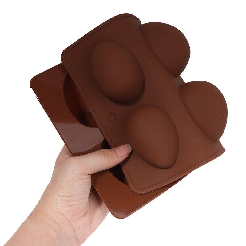 DIY 8 Eggs Shaped Easter Eggs Silicone Baking Mold Pastry Chocolate Pudding