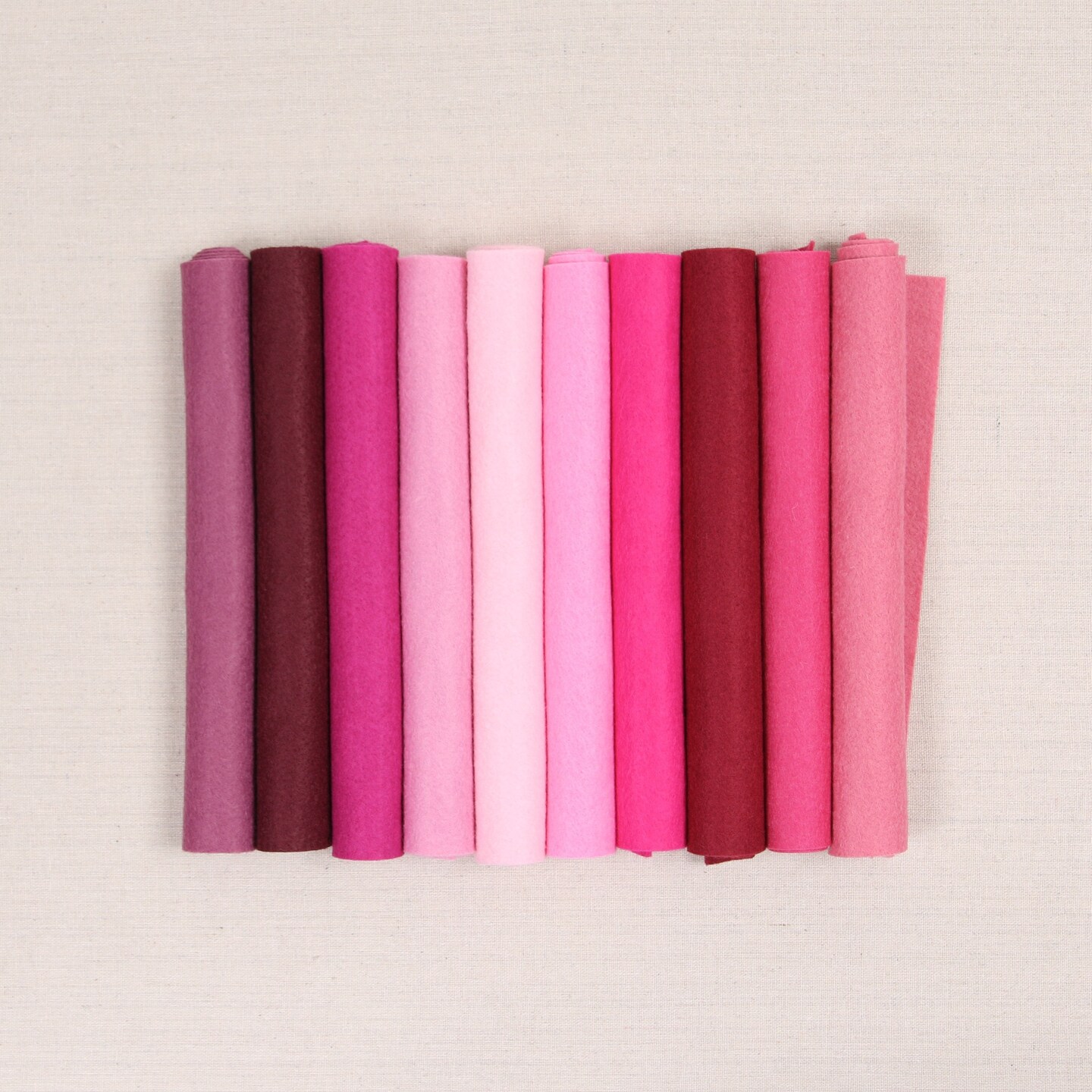 Wool Blend Felt, Cranberry