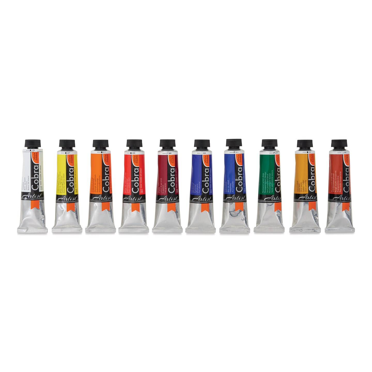 Cobra Artist Water Mixable Oil Paint - Lori McNee Special Edition Set of 10, 40 ml Tubes