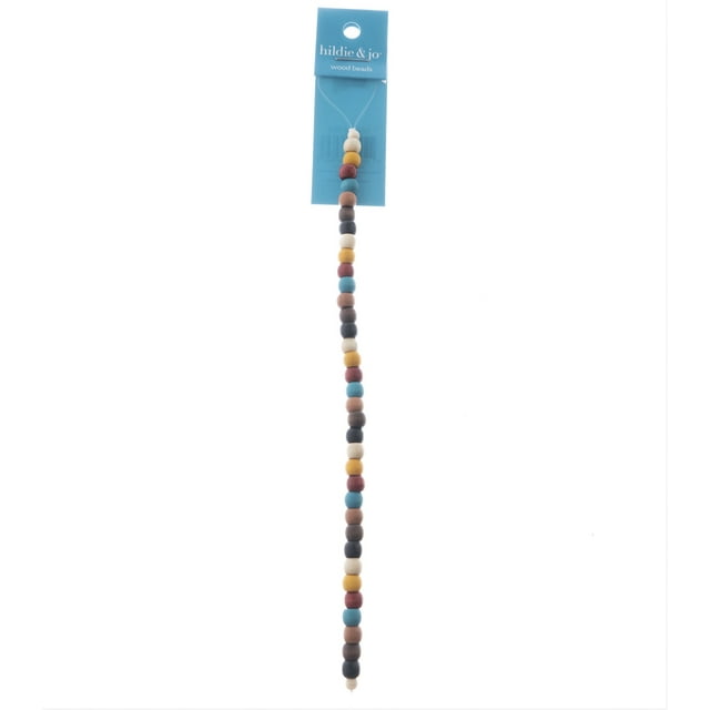 John Bead Czech Natural Wooden Crow Beads