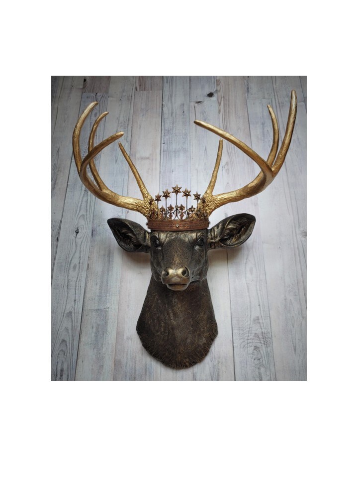 Faux Taxidermy Deer Head Wall Decor, Stag Head Wall Mount, Deer Head ...