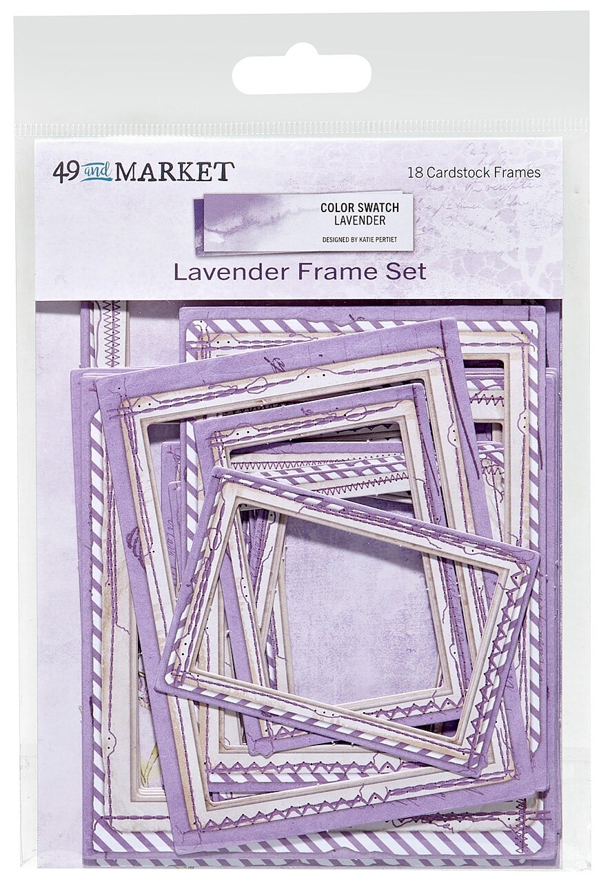 Color Swatch: Lavender Frame Set-18/Pkg