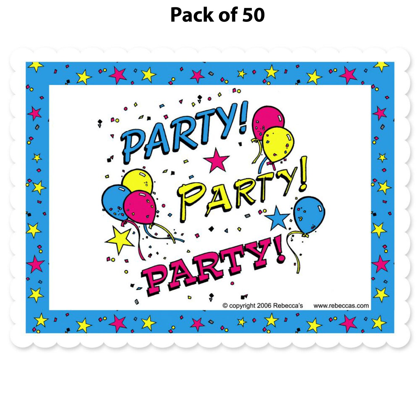 Star Party Paper Placemats | Party Paper Essentials for Every Celebration | Raheev®