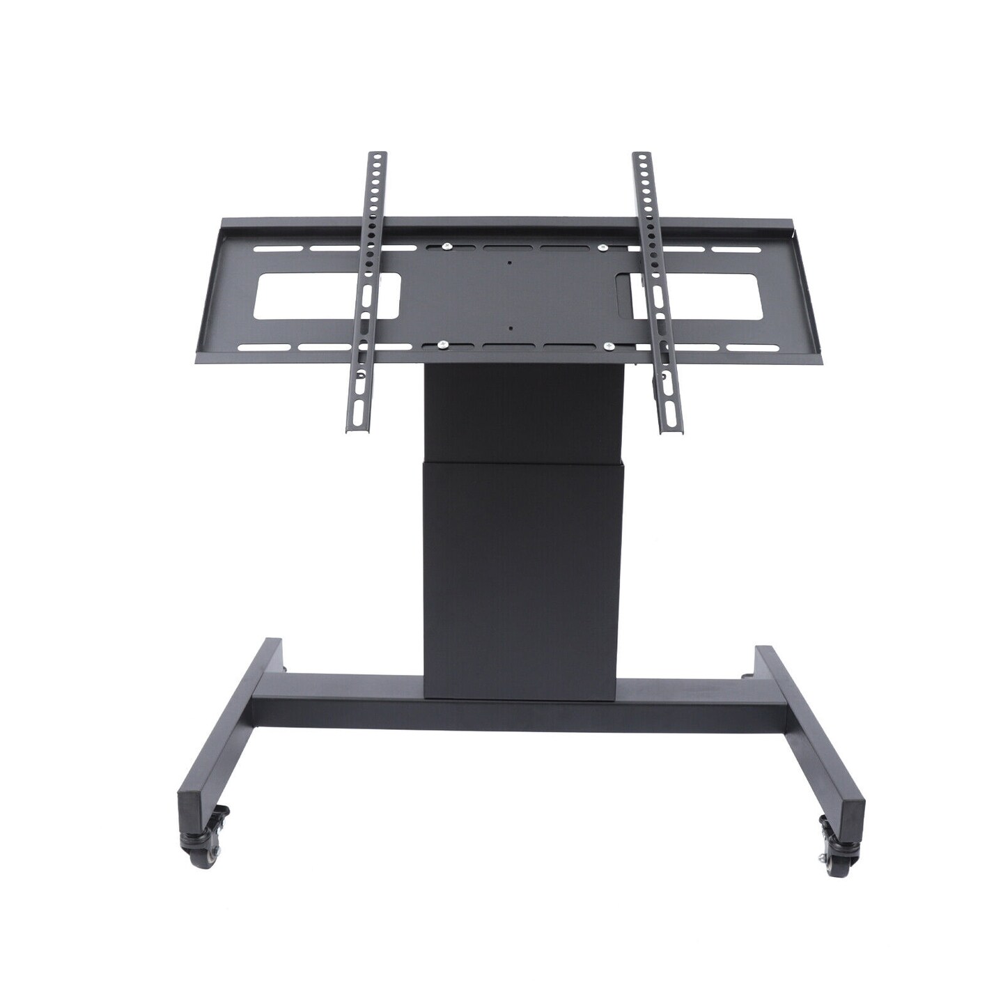 Kitcheniva Rolling TV Stand with Height Adjustable Shelf