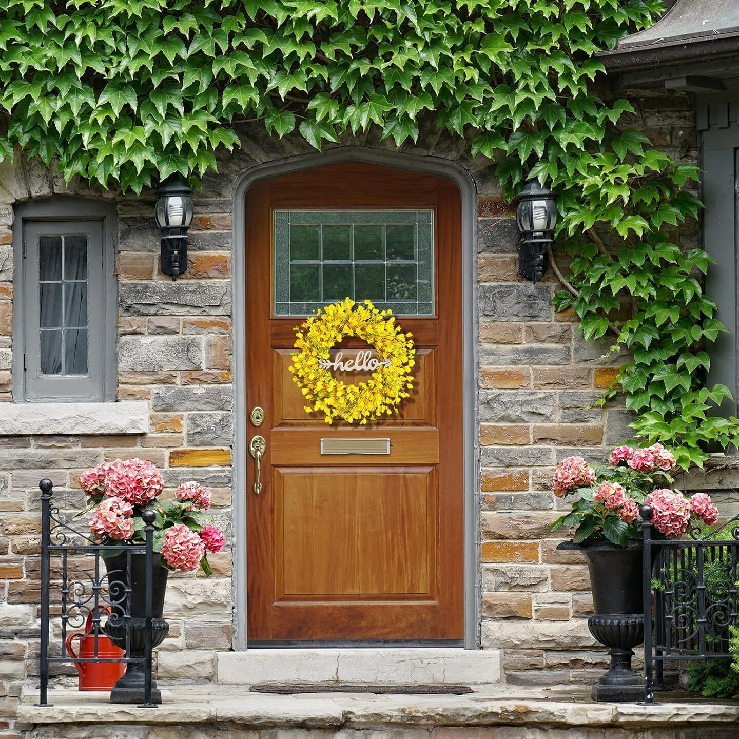22 inch Spring and Summer Wreaths Decorations for Home