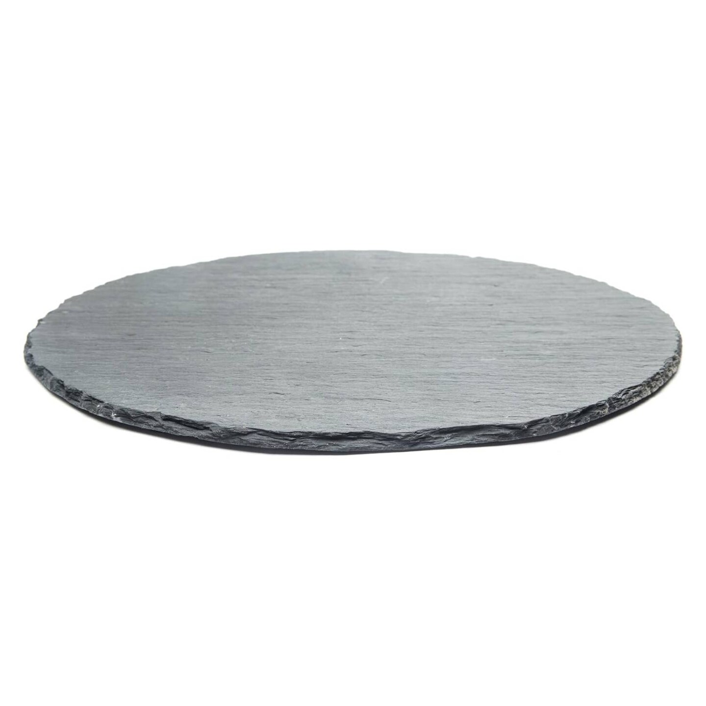 Fox Run 3808 Slate Cheese Board, Round Gray, 12 x 12 x 0.25 inches