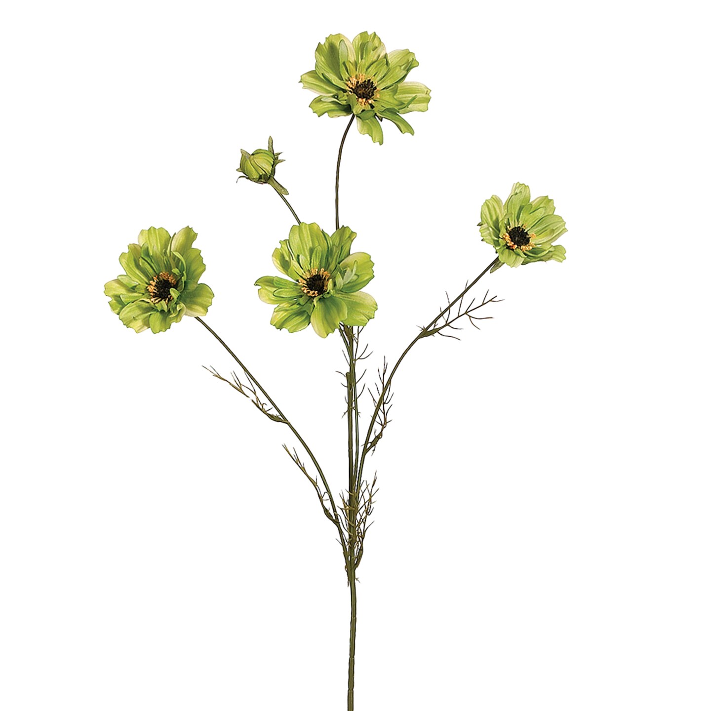 Allstate 32&#x22; Green Cosmos Artificial Decorative Floral Spray