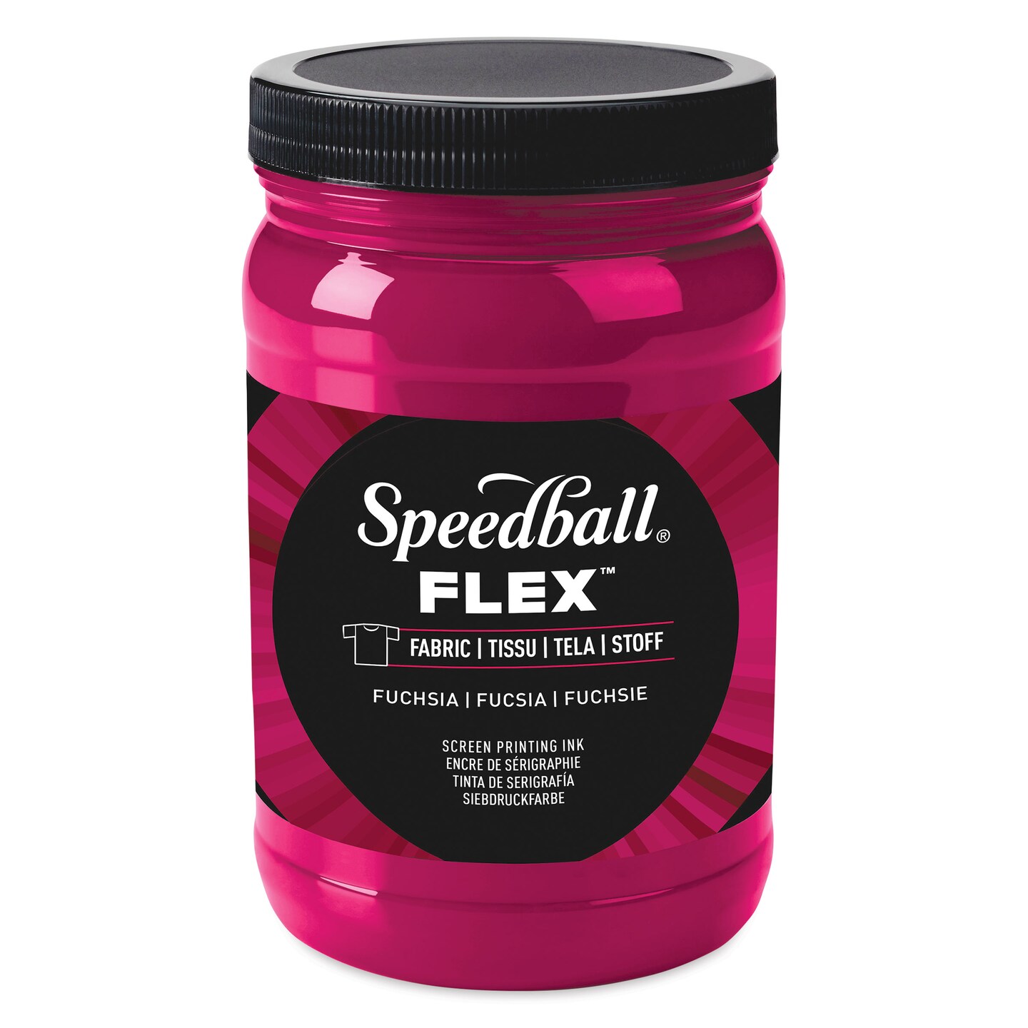 Speedball Flex Screen Printing Fabric Ink - Fuchsia, 32 oz