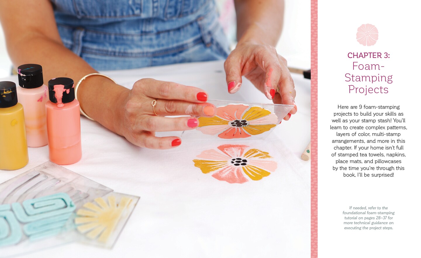Fabric Stamping: A Simple Guide to Surface Design Using Block Printing and Foam Stamps