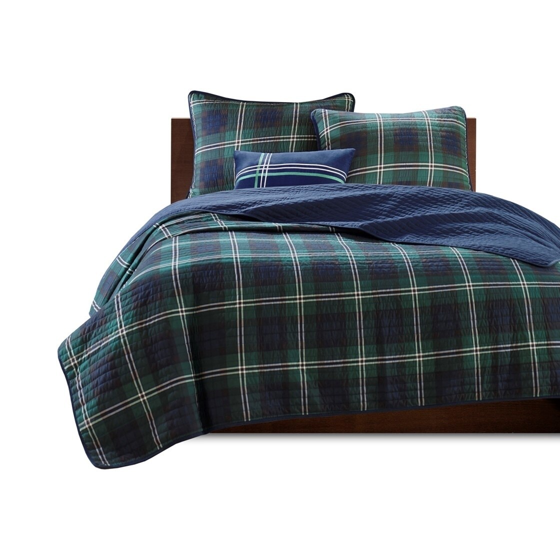 Gracie Mills Vilma Versatile Charm Reversible Quilt Set With Coordinating Throw Pillow - Grace-12027