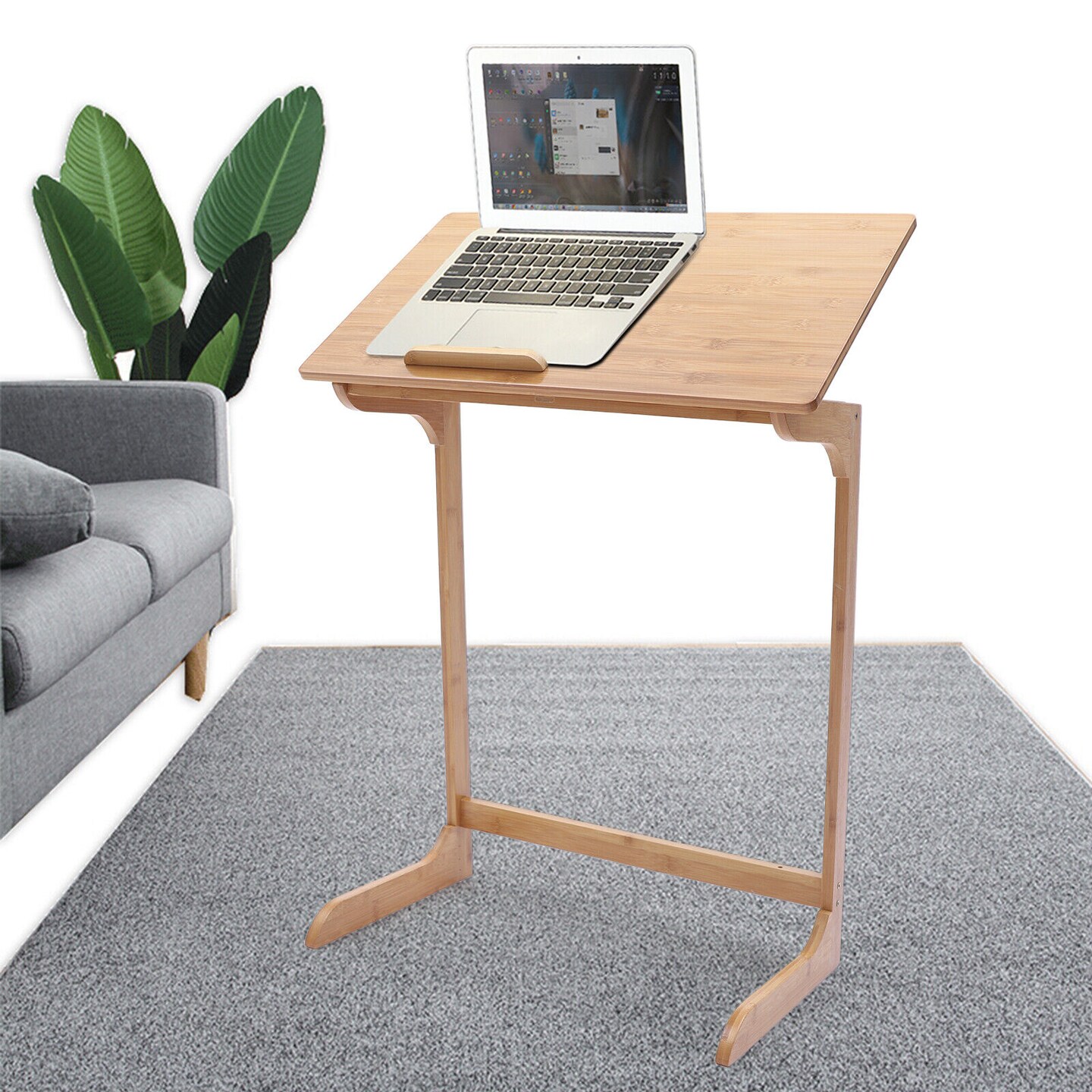 Kitcheniva Adjustable Laptop Desk C Shape Bed Side End Table